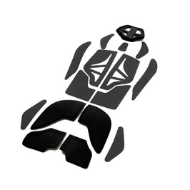 CarBone Sitz - Pads for Tillet B10 - Set für 2 Sitze - RAW (ohne Tillett B10, ohne Polsterung)