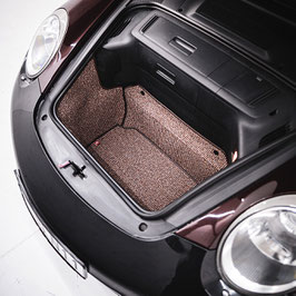 Kofferraummatte Watercooled 997 987 - 911, Boxster, Cayman Kofferraummatte 2005-2012 - Braun Houndstooth Pepita