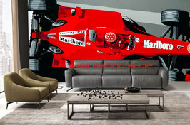 Michael Schumacher Ferrari auf Tapete / Wallpaper