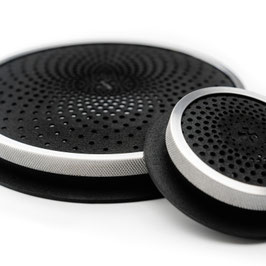 Sound Guards Lautsprecher Abdeckung - silberne Ringe