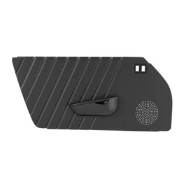 Türtafeln Türverkleidung mit Armauflage Design Drummer Door Cards - Leder schwarz / black leather