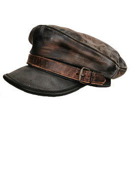 Vintage Cap antik braun. 56-58cm verstellbar