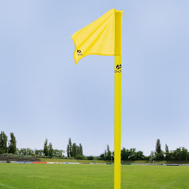 Begrenzungsstange(50mm/neon-gelb) inkl.Fahne(neon-gelb) und Bodenhülse