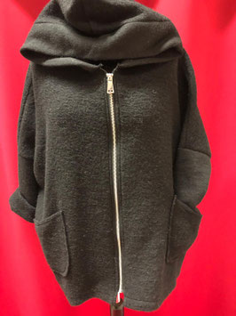Modische Wolljacke in schwarz