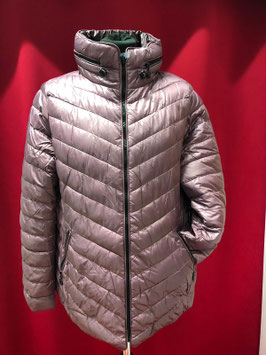 Steppjacke zum Wenden Altrosa/Aubergine