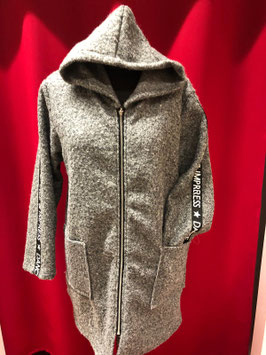 Sportliche Wolljacke in silber