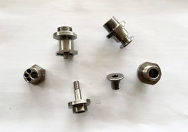Titanium mounting parts for belt rollers /KIT