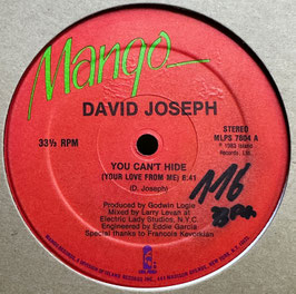 David Joseph - You Can't Hide Your Love