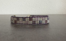 gewebtes Miyuki Delica Armband - "Quadrate"