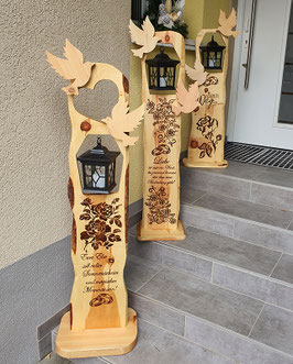 Zirbenaufsteller Hochzeit