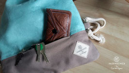 AKTION Bag "Only one Color - Türkis" in Raulederoptik