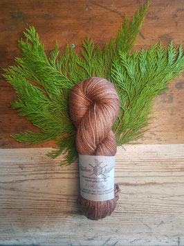 Das Seidenschaf ROSTLAUBE 100 g, 400 m
