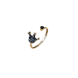Anello corona in oro bianco gr 1.60 referenza: A2996R