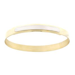 Bracciale Riccioli In Oro Giallo e Bianco 18Kt Gr 11.00