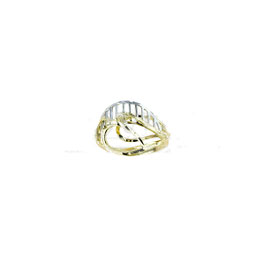 Anello donna fantasia traforato in oro giallo e bianco  gr 2.30 referenza: A2388BG