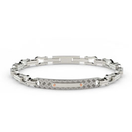 Bracciale Uomo Gioielli Comete Texture Codice: UBR 783