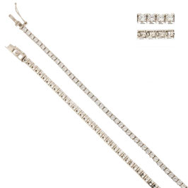 Bracciale Tennis In Oro Bianco  Referenza: 803321721196