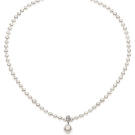 COMETE Collana Donna Gioielli Perla FWQ 160