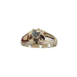 Anello uomo solitario in oro bianco codice: OB803321712177DF