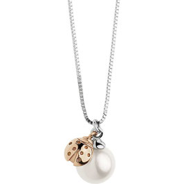 Collana Donna Comete Gioielli Fantasie Coccinella di Perle GLP 474