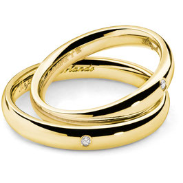 Fede Comete In Oro Giallo Collezione: Angelica e Orlando Con Diamante Referenza: ANB 1133G