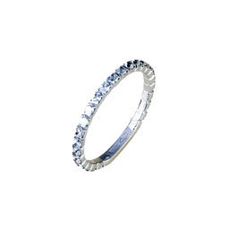 Anello veretta light in oro bianco  gr 1.60 referenza: VER4B