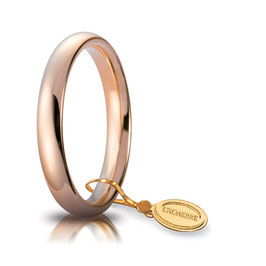 Fede Unoaerre Comoda Oro Rosa mm 3,5 Referenza: 35 AFC 1