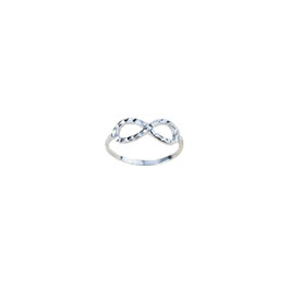 Anello Infinito donna in oro bianco 18 Carati Referenza: A2394B