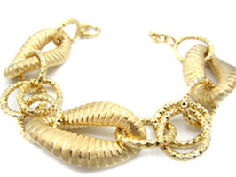 Bracciale catena donna in oro giallo satinato 18 kt codice : IS980G