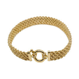 Bracciale tappeto maglia fune in oro 18kt Referenza: BR3337