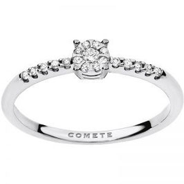 anello donna comete solitario anb 1729