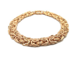 Bracciale maglia bizantina in oro giallo 18 kt IS1207GRC