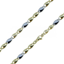 Collana Catena Uomo In Oro Bicolore 18 Kt  Referenza: C1784BG