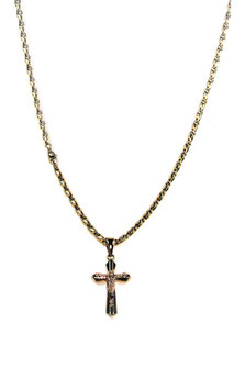 Collana con Crocifisso in Oro Giallo 18 Kt Codice: IDG009CG