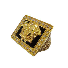 Anello uomo Medusa in oro giallo codice: DF803321737456
