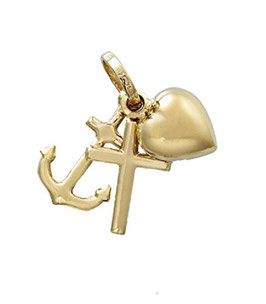 Ciondolo tre virtù in Oro Giallo 18 Kt  Referenza: C1257G