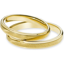 Fede Nuziale Gioielli Comete in oro giallo 18 kt Enea e Didone   ANB 1868G