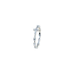 Anello Rosario  in oro Bianco con Pietre 18 Kt Codice: A1996B
