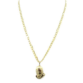 Collana con padre pio in oro giallo 18kt Codice: IS1481G