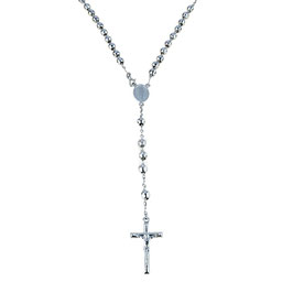 Collana Rosario in oro Bianco 18 Kt Referenza: C1930B