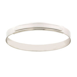 Bracciale Riccioli In Oro Bianco 18Kt Gr 11.00