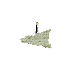 CIONDOLO SICILIA IN ORO GIALLO 18 kT C1271G