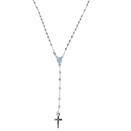 Girocollo Rosario in Oro Bianco 18 Kt Referenza: C1928B