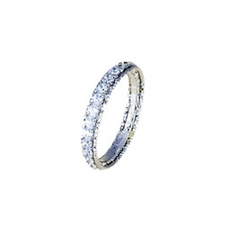 Anello veretta light a griffe in oro rosa e bianco  gr 2.10 referenza: VER5B