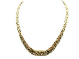 Collana in oro 18KT maglia bizantina IS1208GRC
