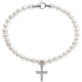 COMETE Bracciale Donna Gioielli Comete Perla Codice: BRQ 200 B