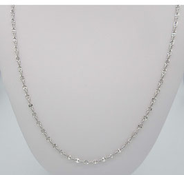 Catena In Oro Bianco da gr 5.50 18 Kt  Referenza: IS008B