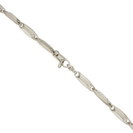 Bracciale Tubolare In Oro  Bianco 18Kt Gr 6.30