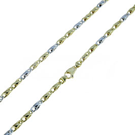 Collana Catena Uomo In Oro Bicolore 18 Kt  Referenza: C1783BG