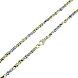 Catena Uomo In Oro Giallo e Bianco 18 Kt  Referenza: C1782BG